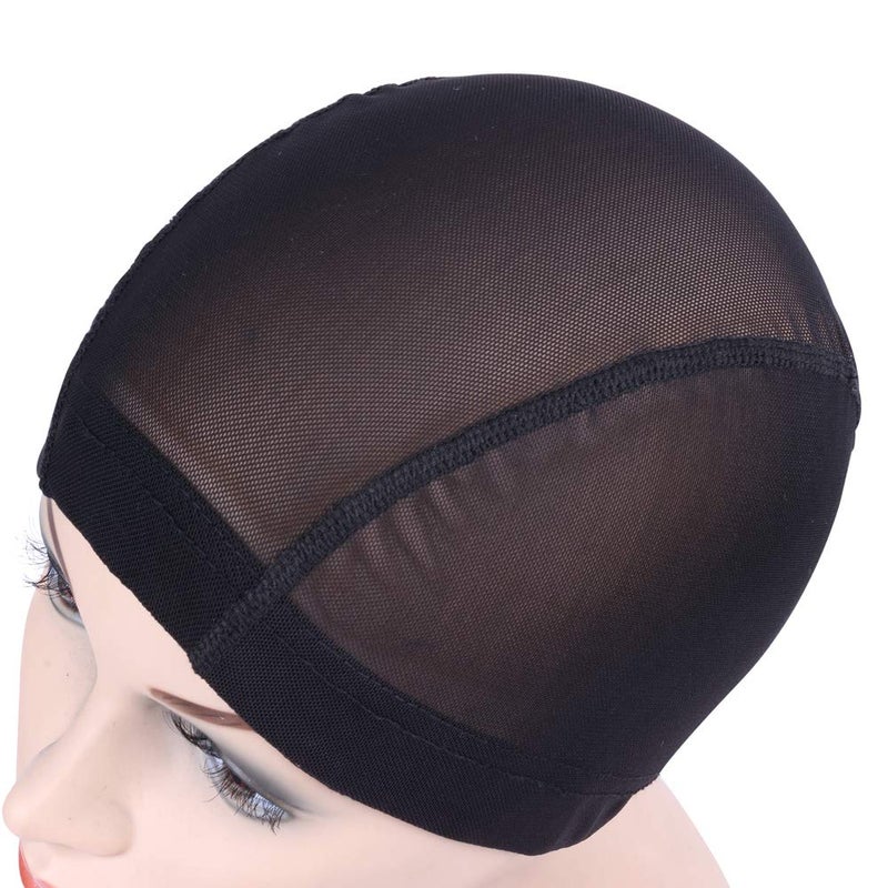 YANTAISIYU 5 Pcs/lot Mesh Dome Caps for Wigs Stretchable Hairnets Wig Caps for Women (Mesh Cap M) - Image 5